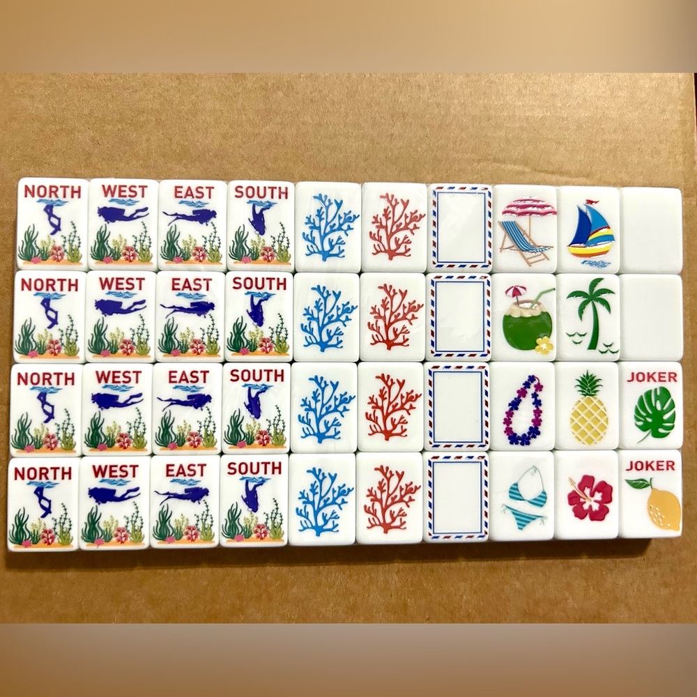 Summer Splash Mahjong Tile Set - LAST ONE! - Picture 2 of 16